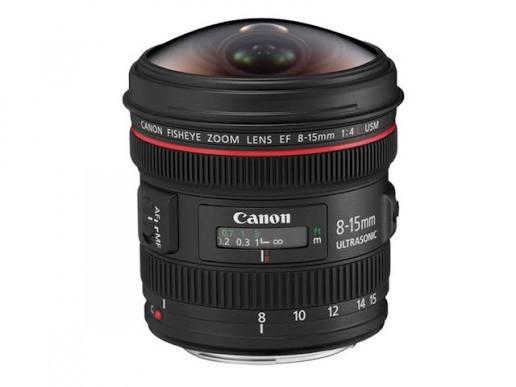 Canon EF 8-15mm f/4L Fisheye USM lens rental